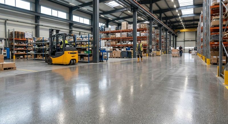 Commercial Floor Coating project example